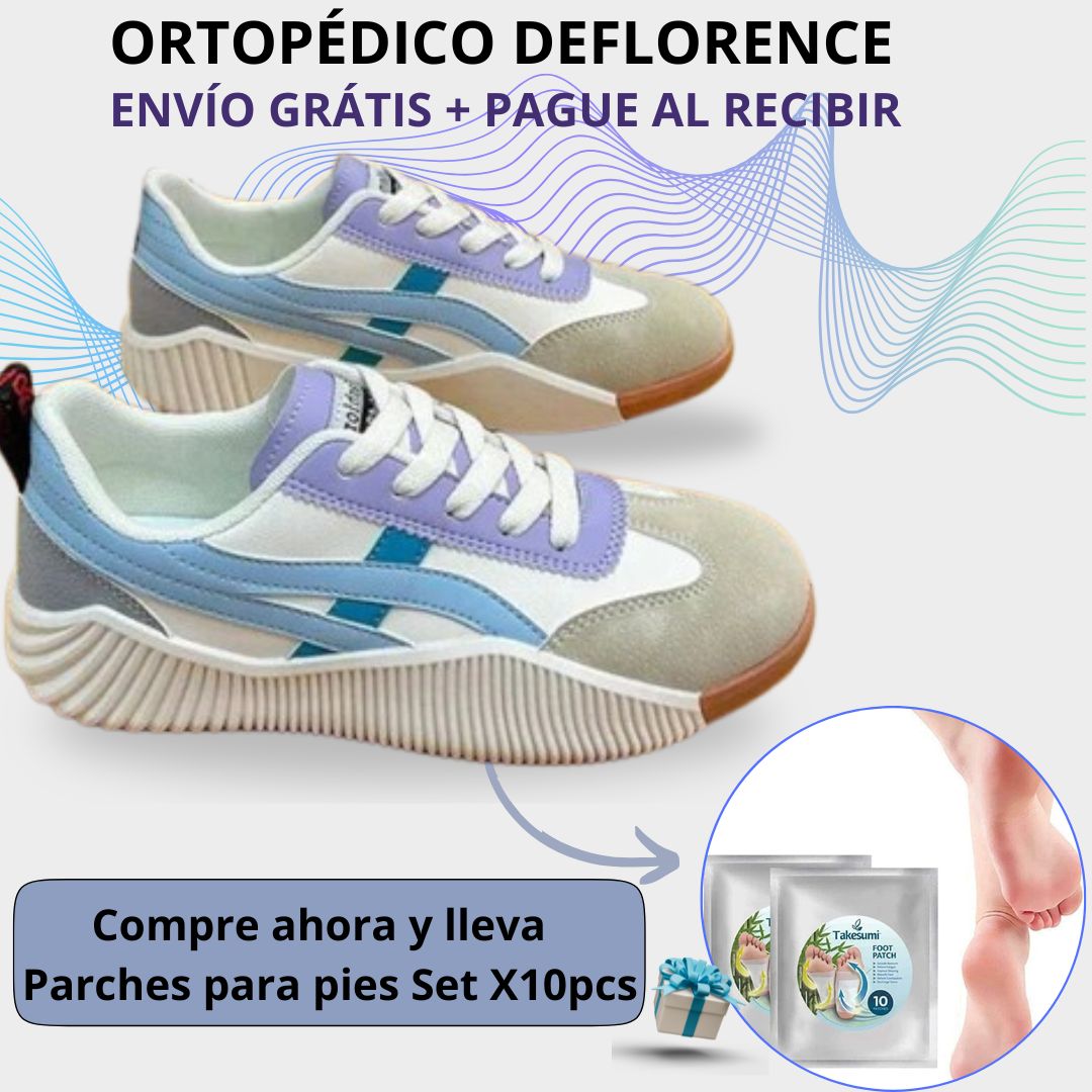 ADIÓS ZAPATOS INCOMODOS! Conoce el ortopédico Deflorence y lleva un Parche de Pies GRATIS