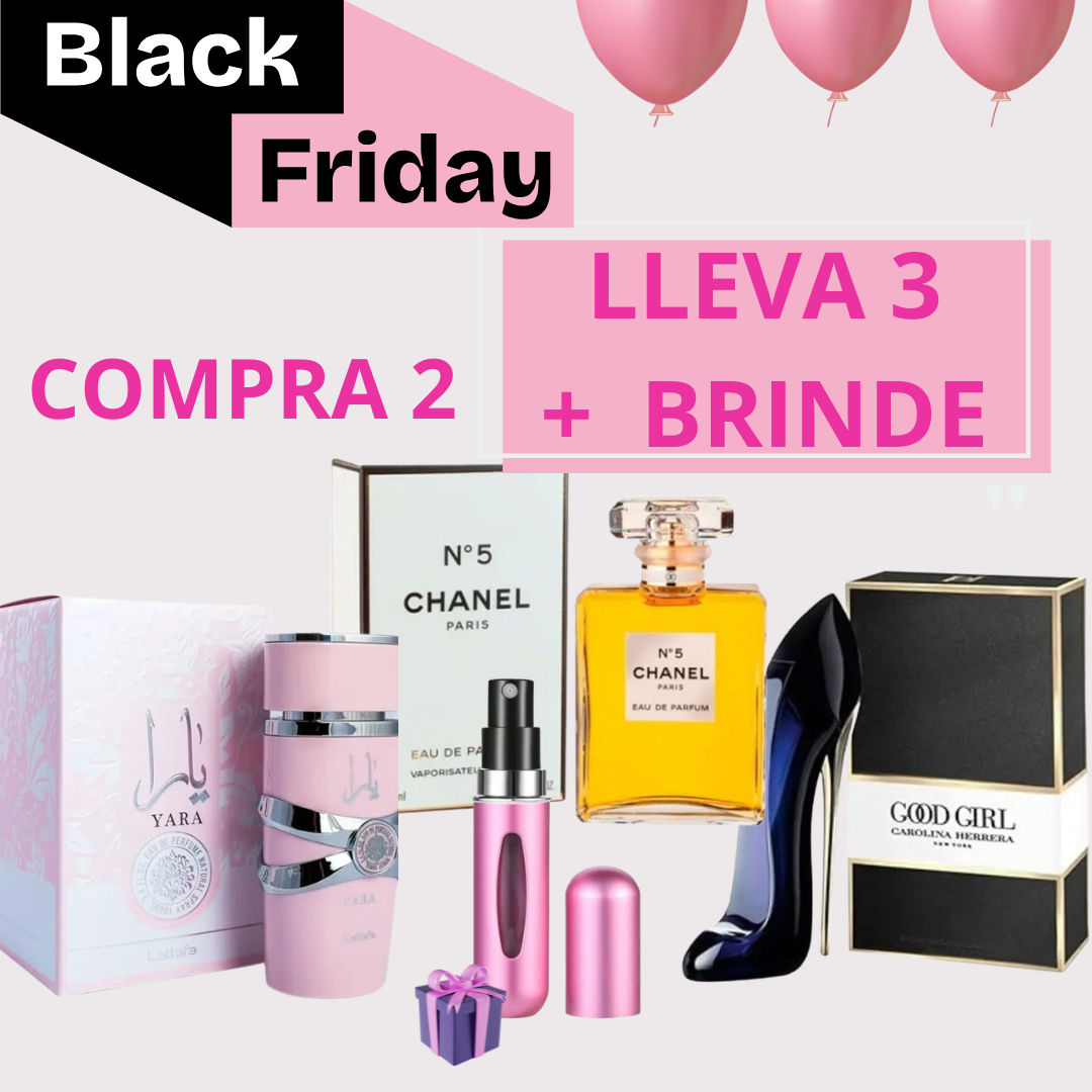 SUPER Combo exclusivo: Good Girl + Chanel Coco + Yara Laffta -¡Gana un perfumero recargable!