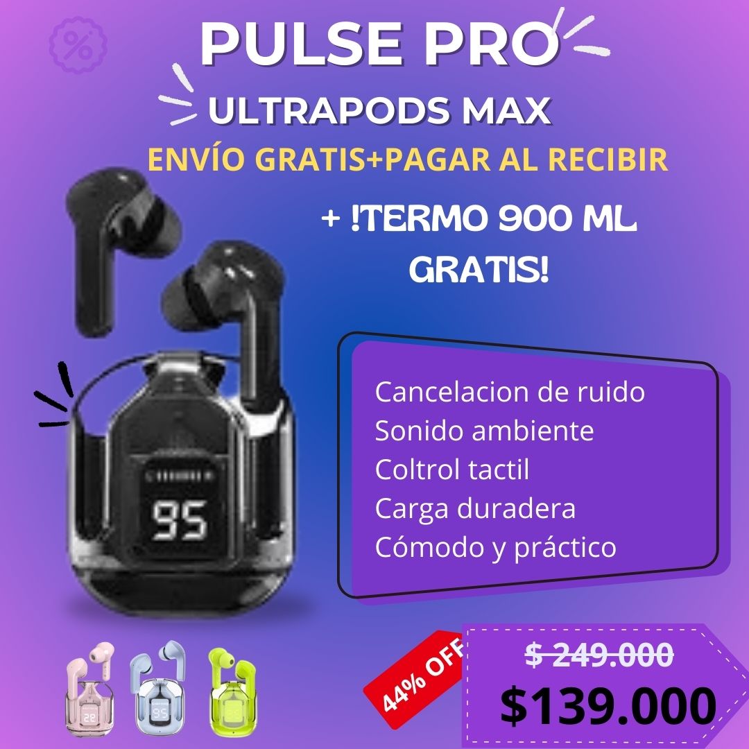Pulse Pro- Disfruta una vida inteligente- ¡Compre hoy y obtenga un regalo especial! Tu vida al alcance de tu mano